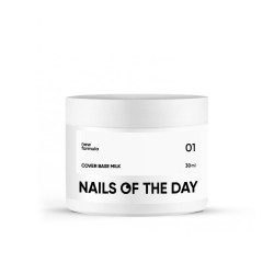 NAILSOFTHEDAY Cover base milk 01  30 ml new formul