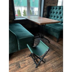 SOPORTE PARA BOLSO POLIPIEL VERDE   NEGRO