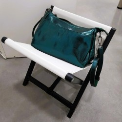 SOPORTE PARA BOLSO POLIPIEL BLANCO   NEGRO