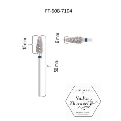 FRESA VIP NAIL TITANIO MAZORCA  6 mm