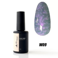 EURO FIBER Gel W09 - lava smoke,  12 ML