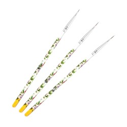 PINCEL  LINEAS FINAS  SET FLORES   MOLEKULA 